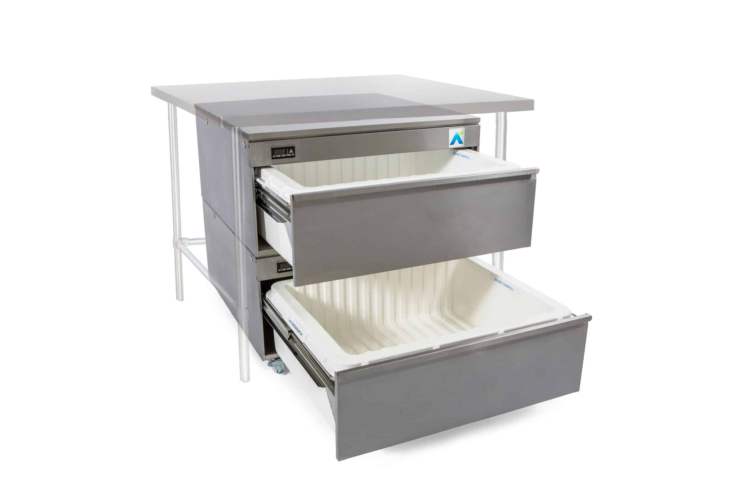 AVR2 – UNDERCOUNTER – TWO DRAWER – REAR ENGINE – COMBO – A+FRIDGE-ONLY ON A STANDARD DRAWER