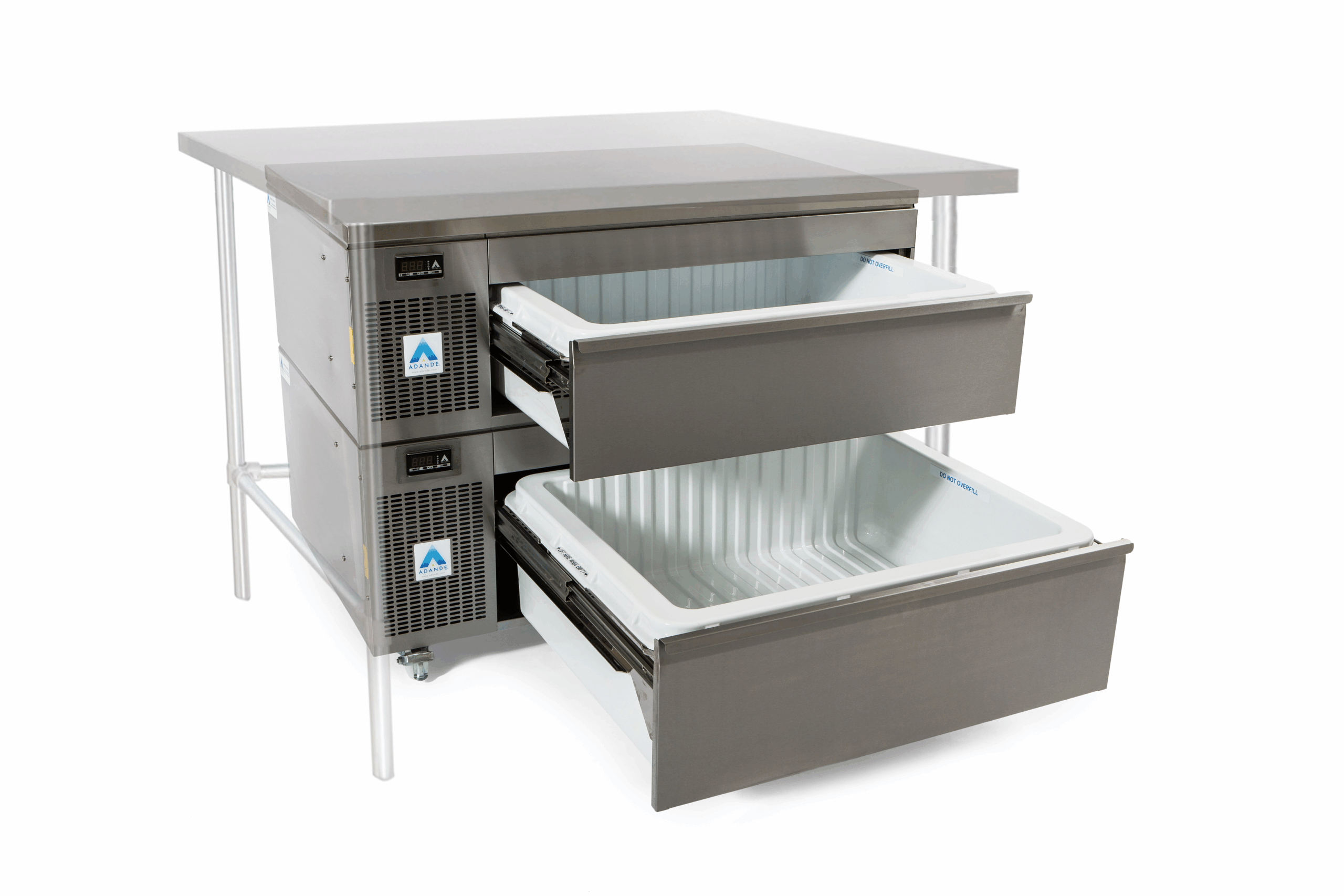 SVS2 UNDERCOUNTER – COMBO – TWO DRAWER – SIDE ENGINE – SHALLOW ON STANDARD
