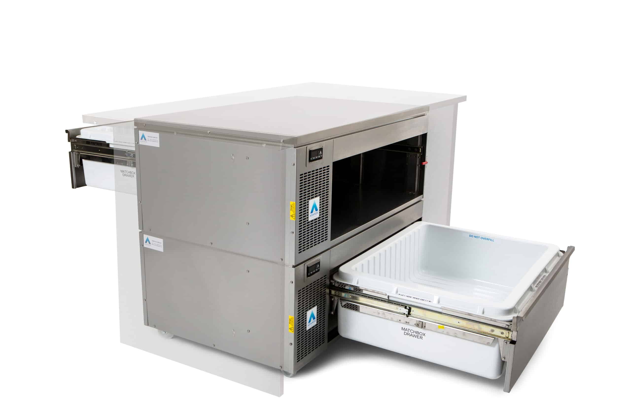 UNDERCOUNTER – VCM SERIES – TWO DRAWER – SIDE ENGINE – MATCHBOX
