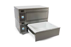 PREP COUNTER &ndash; FRIDGE ONLY &ndash; TWO DRAWER &ndash; SIDE ENGINE &ndash; HCS2 SERIES