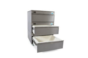 BULK STORAGE &ndash; FRIDGE ONLY &ndash; THREE DRAWER &ndash; REAR ENGINE &ndash; HCR3 SERIES