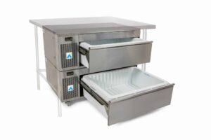 UNDER COUNTER &ndash; FRIDGE ONLY &ndash; TWO DRAWER &ndash; SIDE ENGINE &ndash; HCS2 SERIES