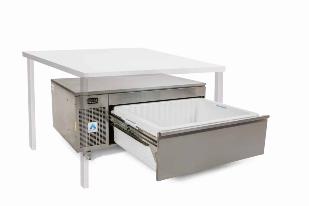UNDER-COUNTER &ndash; SHALLOW &ndash; ONE DRAWER &ndash; SIDE ENGINE &ndash; VLS1 SERIES